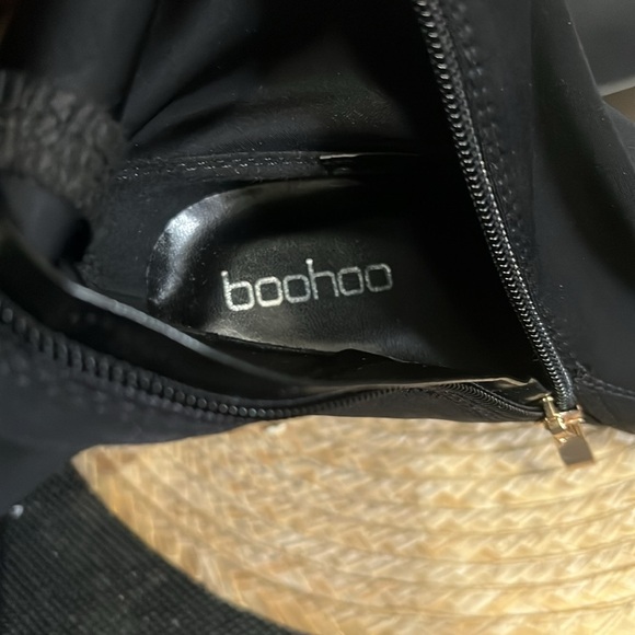 Boohoo Where the Party At Knee High Thigh Boots Size 38 - Picture 15 of 15